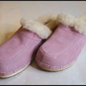 Ugg Baby Pink Suede Slip-on